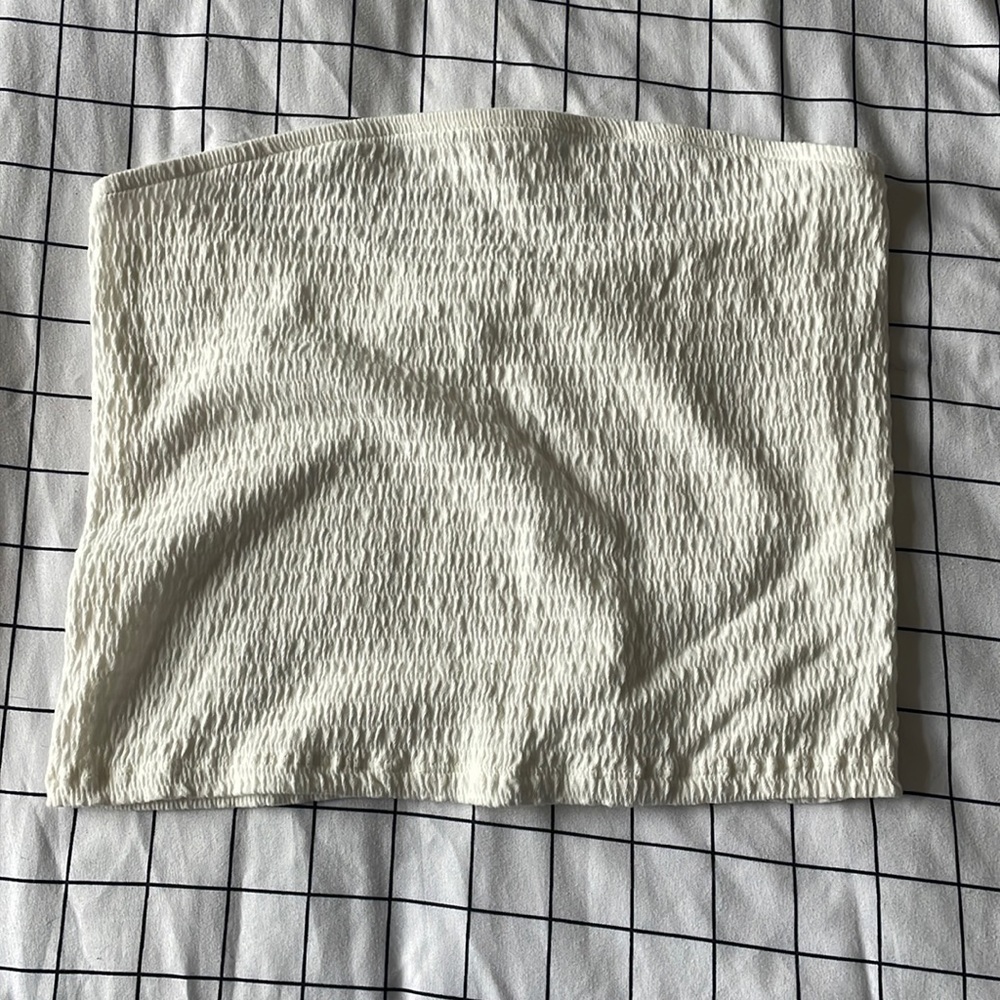 american eagle tube crop top
